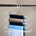 Multi-Purpose Metal Pants Hangers Closet Hangers Space Saver Storage Rack for Hanging Jeans Scarf Tie